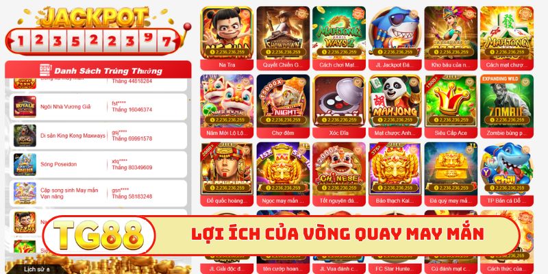 Lợi ích nổi bật của vòng quay may mắn